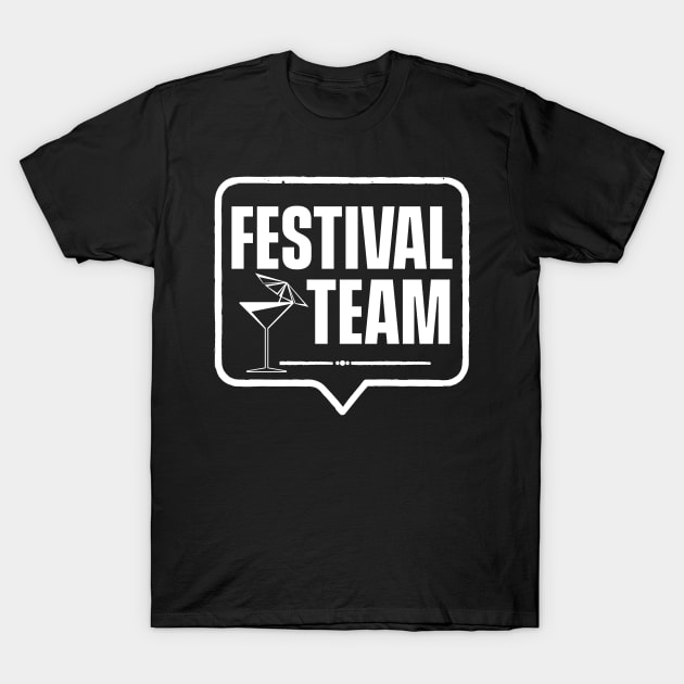 Festivals Rave Team Festival Party T-Shirt by dr3shirts